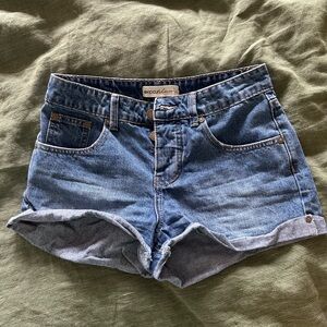 rip curl denim shorts